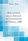 Società Dei Naturalisti In Napoli - Bollettino della Società di Naturalisti in Napoli, 1888, Vol. 2 (Classic Reprint)