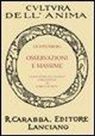 Georg Christoph Lichtenberg - Osservazioni e massime