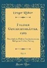 Gregor Richter - Fuldaer Geschichtsblätter, 1909, Vol. 8