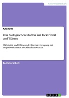 Anonym, Anonymous - Von biologischen Stoffen zur Elektrizität und Wärme
