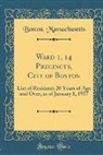 Boston Massachusetts - Ward 1, 14 Precincts, City of Boston