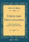 Heinrich Heine - Ueber den Denunzianten