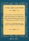 Christie Manson and Woods - Catalogue of Pictures From the Collection of the Hon. Payan Dawnay, Deceased, Late of Beningbrough Hall, York