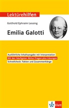 Wolf Dieter Hellberg, Gotthold Ephraim Lessing - Klett Lektürehilfen Gotthold Ephraim Lessing, Emilia Galotti