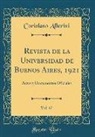 Coriolano Alberini - Revista de la Universidad de Buenos Aires, 1921, Vol. 47