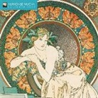 Flame Tree Studio - Alphonse Mucha - Mini Wall Calendar 2019 (Art Calendar)