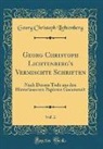 Georg Christoph Lichtenberg - Georg Christoph Lichtenberg's Vermischte Schriften, Vol. 2