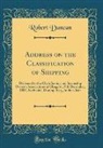 Robert Duncan - Address on the Classification of Shipping