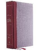 Thomas Nelson, Thomas Nelson - NKJV, Open Bible, Cloth Over Board, Gray;red, Red Letter Edition,