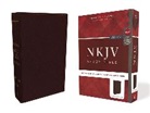 Thomas Nelson, Thomas Nelson - Nkjv Study Bible, Premium Bonded Leather, Burgundy, Red Letter