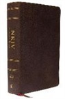Thomas Nelson, Thomas Nelson - NKJV Study Bible, Premium Calfskin Leather, Brown, Full Color, Red