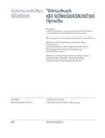 Schwabe AG - Schweizerisches Idiotikon, Quellen & Abkürzungsverzeichnis