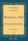 Paul Meyer - Romania, 1898, Vol. 27