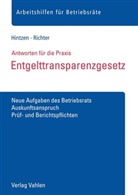 Martin Hintzen, Martina Hintzen, Tim Richter - Entgelttransparenzgesetz