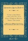 Domenico Maria Federici - Commentario Sopra la Vita e Gli Studi del Conte Giordano Riccati, Nobile Trivigiano