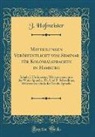 J. Hofmeister - Mitteilungen Veröffentlicht vom Seminar für Kolonialsprachen in Hamburg