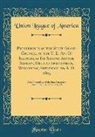 Union League of America - Proceedings of the State Grand Council, of the U. L. An; Of Illinois, at Its Second Annual Session, Held at Springfield, Wednesday, September 2d, A. D. 1863