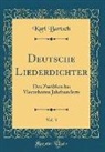 Karl Bartsch - Deutsche Liederdichter, Vol. 3