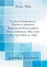 Dominique Jean Larrey - Clinica Chirurgica Particolarmente Esercitata Nei Campi e Negli Ospedali Militari dal 1792 Fino al 1836, Vol. 2 (Classic Reprint)