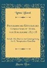 Ignaz Blasel - Programm des Königlichen Gymnasiums zu Trier, vom Schuljahre 1877-78