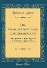 Unknown Author - Die Gemeinschaftliche Liedersammlung