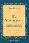Hans Delbrück - Das Staatsarchiv, Vol. 55