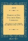 Aesop, Aesop Aesop - Habentur Hoc Uolumine Hæc, Uidelicet