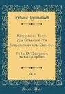 Erhard Lommatzsch - Romanische Texte zum Gebrauch für Vorlesungen und Übungen, Vol. 6