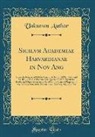 Unknown Author - Sicilvm Academiae Harvardianae in Nov Ang