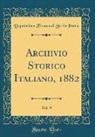 Deputazione Toscana Di Storia Patria - Archivio Storico Italiano, 1882, Vol. 9 (Classic Reprint)