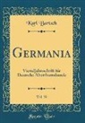 Karl Bartsch - Germania, Vol. 30