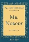 Mrs. John Kent Spender - Mr. Nobody (Classic Reprint)