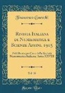 Francesco Gnecchi - Rivista Italiana di Numismatica e Scienze Affini, 1915, Vol. 28