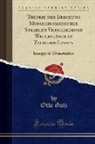 Otto Götz - Theorie der Brechung Monochromatischer Strahlen Verschiedener Wellenlänge in Zylinder-Linsen