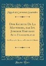 Miguel De Cervantes Saavedra - Don Kichote De La Mantzscha, das Ist, Juncker Harnisch Auss Fleckenland