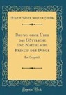 Friedrich Wilhelm Joseph Von Schelling - Bruno, oder Über das Göttliche und Natürliche Princip der Dinge