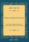 Albert Becker - Pseudo-Quintilianea
