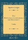 Lazarus Geiger - Zur Entwickelungsgeschichte der Menschheit