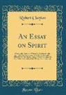 Robert Clayton - An Essay on Spirit
