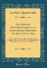 Gerhart Rodenwaldt - Qua Ratione Pictores Pompeiani in Componendis Parietibus Usi Sint, Capita Tria