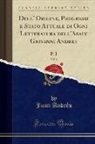 Juan Andrés - Dell' Origine, Progressi e Stato Attuale di Ogni Letteratura dell'Abate Giovanni Andres, Vol. 4