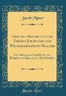 Jacob Minor - Goethes Fragmente vom Ewigen Juden und vom Wiederkehrenden Heiland