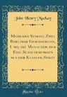 John Henry Mackay - Moderne Stoffe