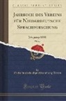 Niederdeutsche Sprachforschung Verein - Jahrbuch des Vereins für Niederdeutsche Sprachforschung, Vol. 14
