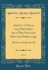 Lodovico Antonio Muratori - Annali d'Italia dal Principio dell'Era Volgare Sino all'Anno 1749, Vol. 5