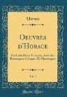 Horace Horace - Oeuvres d'Horace, Vol. 2