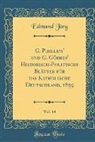 Edmund Jorg, Edmund Jörg - G. Phillips' und G. Görres' Historisch-Politische Blätter für das Katholische Deutschland, 1859, Vol. 44 (Classic Reprint)