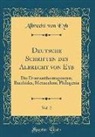 Albrecht Von Eyb - Deutsche Schriften des Albrecht von Eyb, Vol. 2