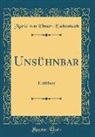 Marie von Ebner-Eschenbach - Unsühnbar