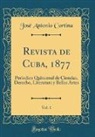José Antonio Cortina - Revista de Cuba, 1877, Vol. 1